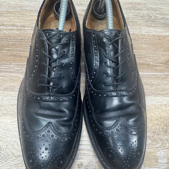 Johnston Murphy Aristocraft Black Leather Wingtip Oxford Shoes Men\'s Size 10.5 main image 7